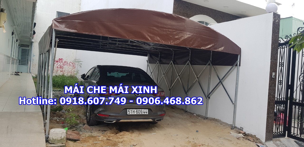 Mái che để xe ô tô tốt và kinh tế nhất hiện nay